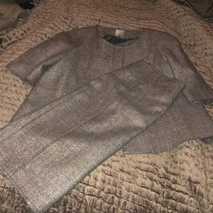 Wool linen blend suit